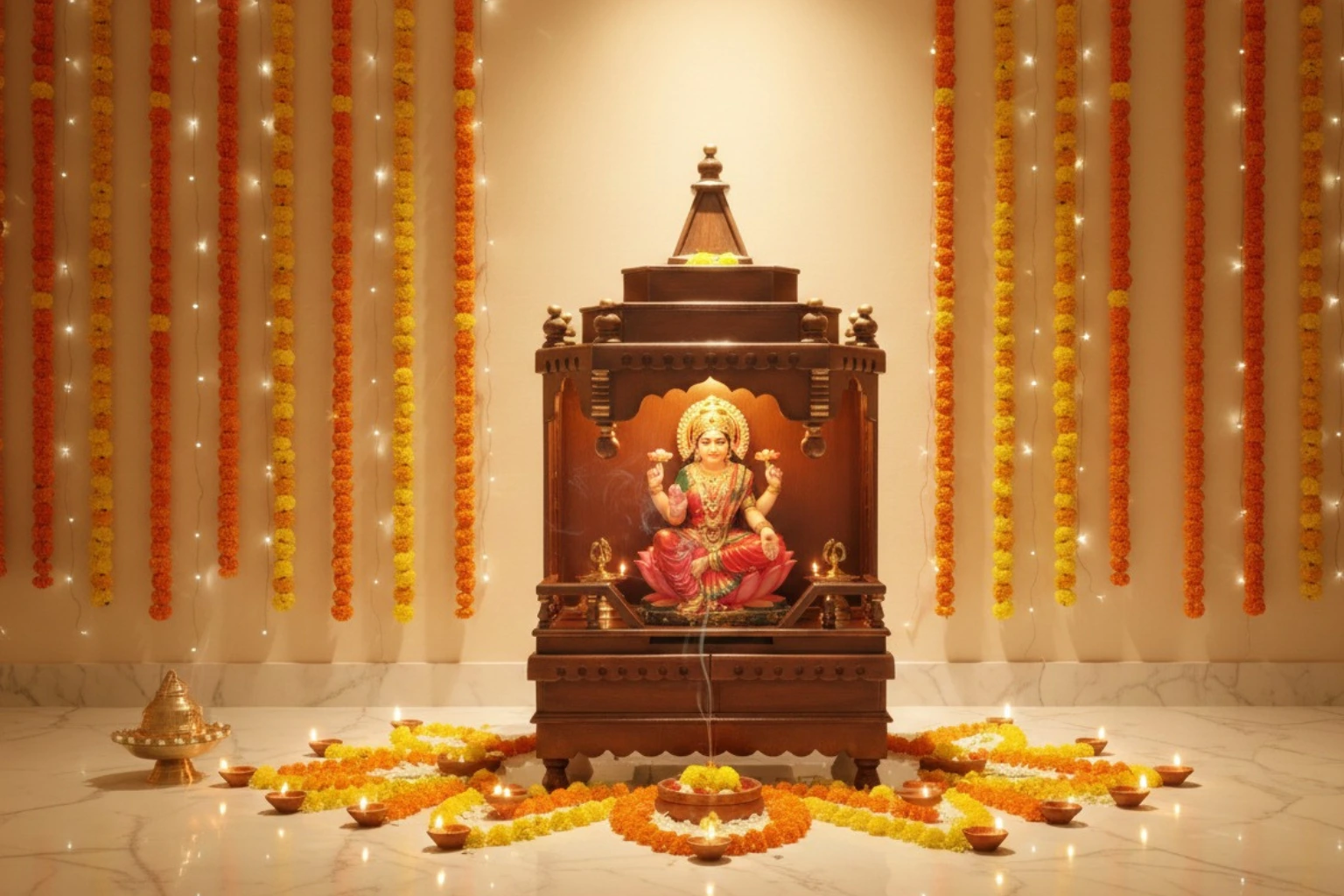 Royal Heritage Wooden Mandir