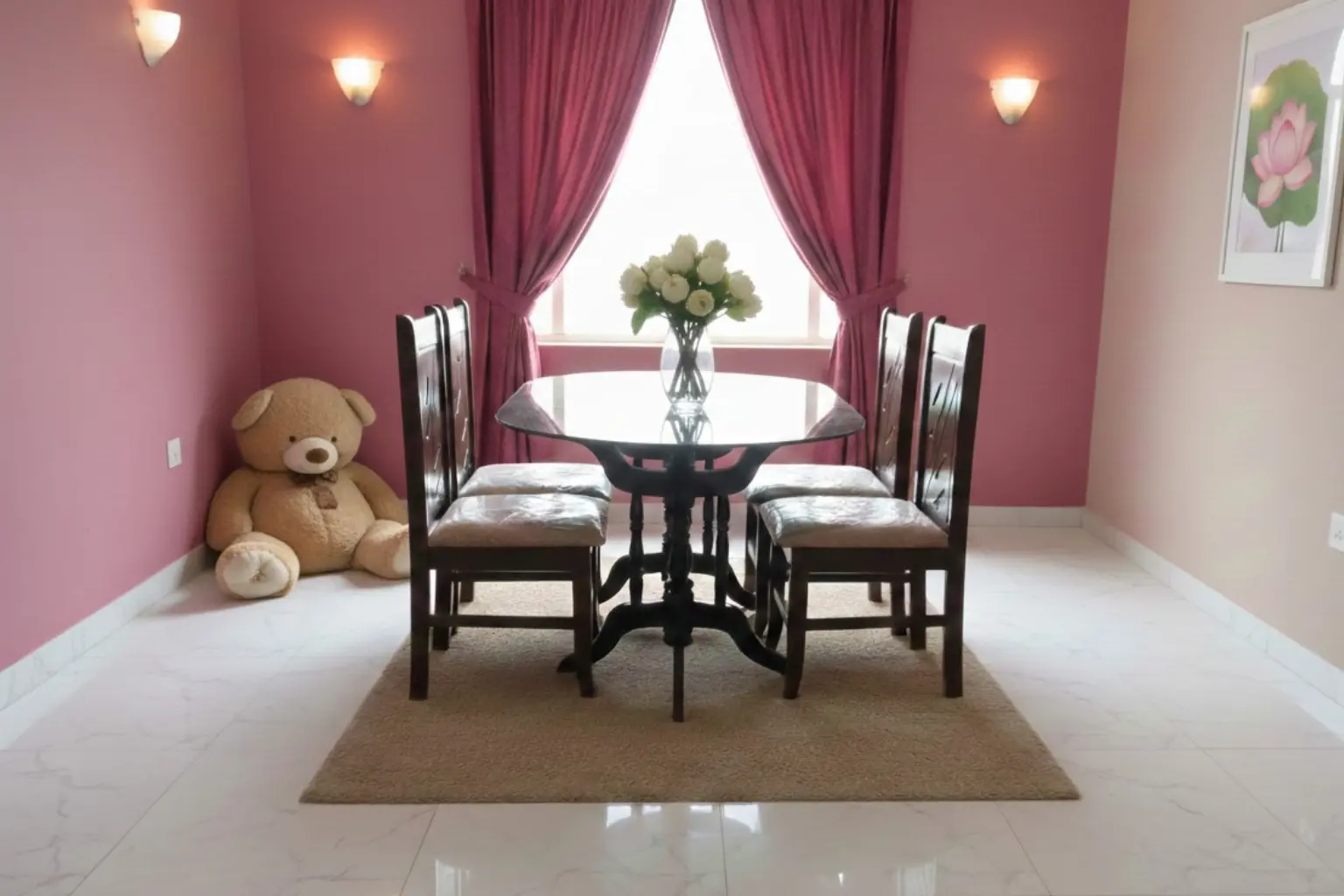 Rosewood Classic 4-Seater Dining Set